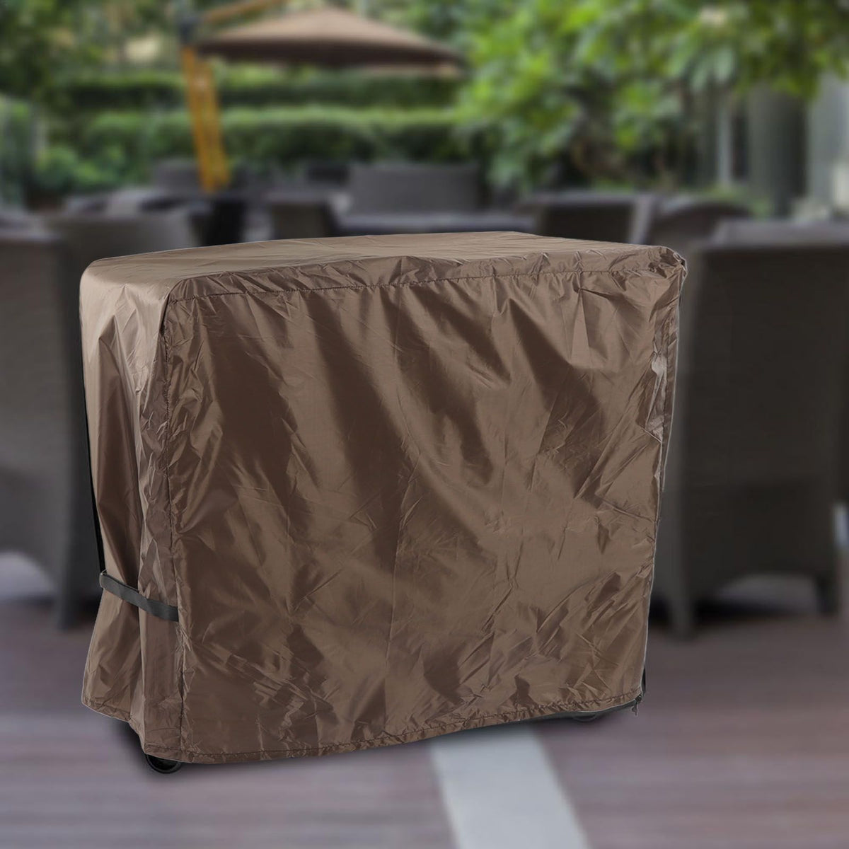 Waterproof Cooler Cart Cover Outdoor Beverage Cart Cover Outdoor Party Cooler Protective Cover Coffee