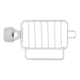 Kitchen Faucet Storage Rack Faucet Sponge Holder Hanging Drain Rack with Towel Shelf for Kitchen Sink Silver