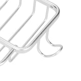 Kitchen Faucet Storage Rack Faucet Sponge Holder Hanging Drain Rack with Towel Shelf for Kitchen Sink Silver