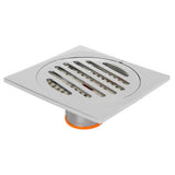 Odor Proof Floor Drain Copper Stainless Steel Magnetic Levitation Floor Drain Stainless Steel Large Displacement Shower Floor Drain - Front View