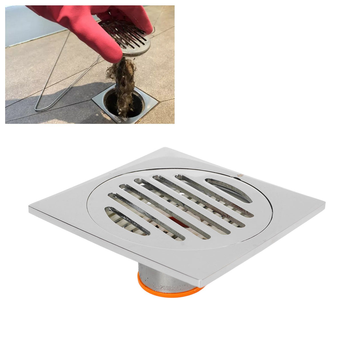 Odor Proof Floor Drain Copper Stainless Steel Magnetic Levitation Floor Drain Stainless Steel Large Displacement Shower Floor Drain