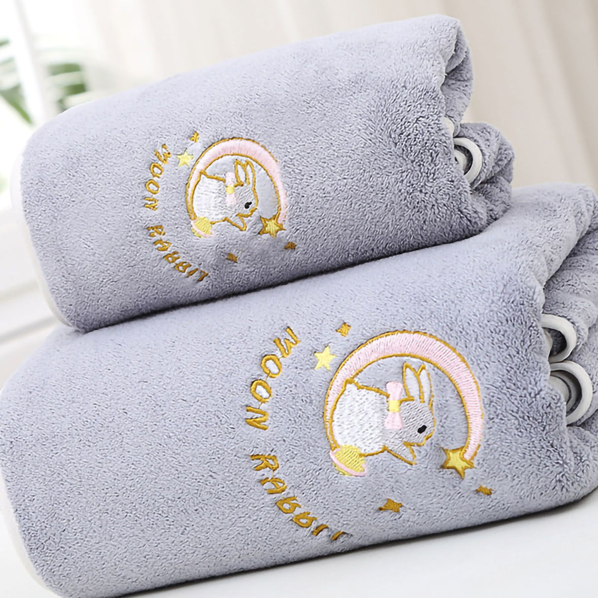 Bath Towel Coral Fleece Water Absorption Soft Thicken Shower Towel for Home Beach Grey 34x76