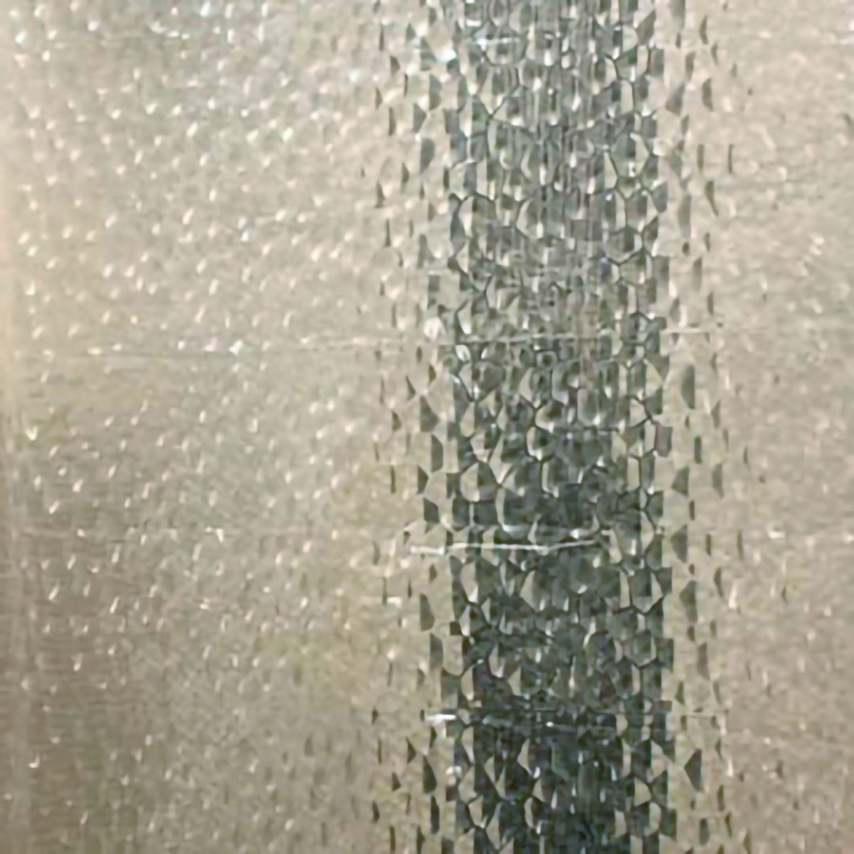Shower Curtain Thickened 3D Water Cube PEVA Light Weight Shower Curtain for Bathroom White