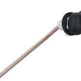 Side Mount Toilet Handle Zinc Alloy Black Toilet Flush Handle Replacement for Home Bathroom - Extra Image