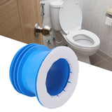 Toilet Sealing Ring Odor Resistant Leakproof Multifunctional Rubber Toilet Gasket Ring Blue
