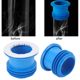 Toilet Sealing Ring Odor Resistant Leakproof Multifunctional Rubber Toilet Gasket Ring Blue