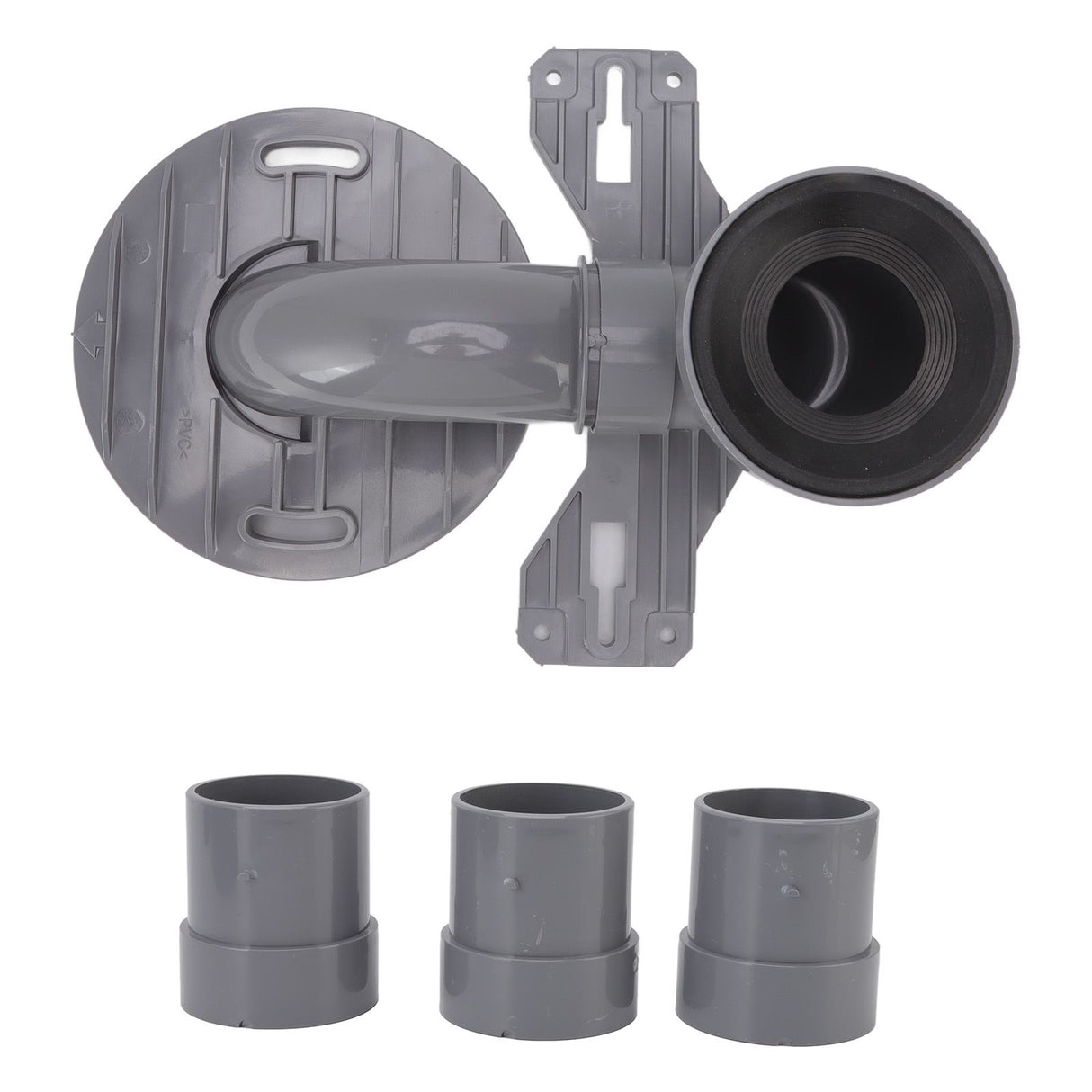 Toilet Shifter Thickened PP Corrosion Resistance Rubber Sealing Ring Siphon Toilet Sewage Pipe Shifter