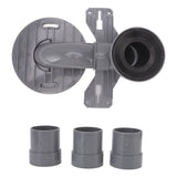 Toilet Shifter Thickened PP Corrosion Resistance Rubber Sealing Ring Siphon Toilet Sewage Pipe Shifter