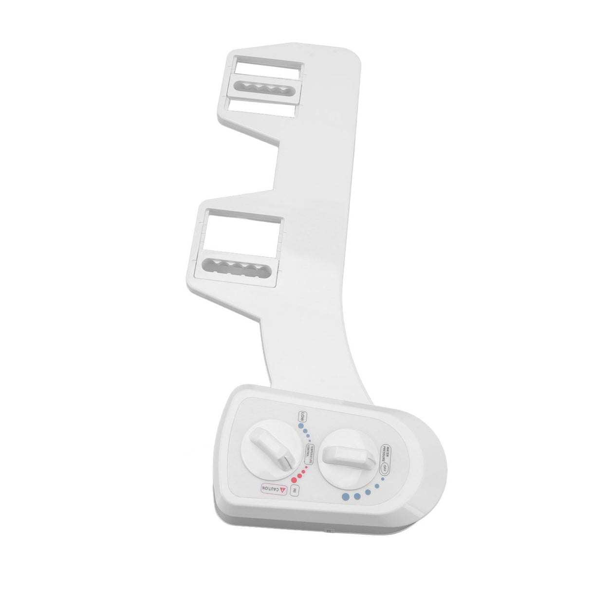 Toilet Bidet Double Knob Movable Nozzle Non Electric Self Cleaning Bidet Attachment for Home Bathroom