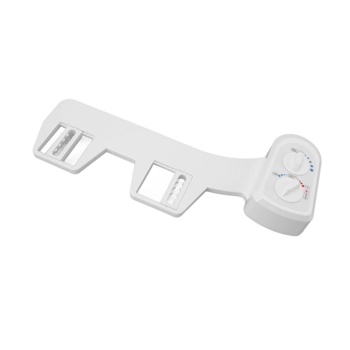 Toilet Bidet Double Knob Movable Nozzle Non Electric Self Cleaning Bidet Attachment for Home Bathroom