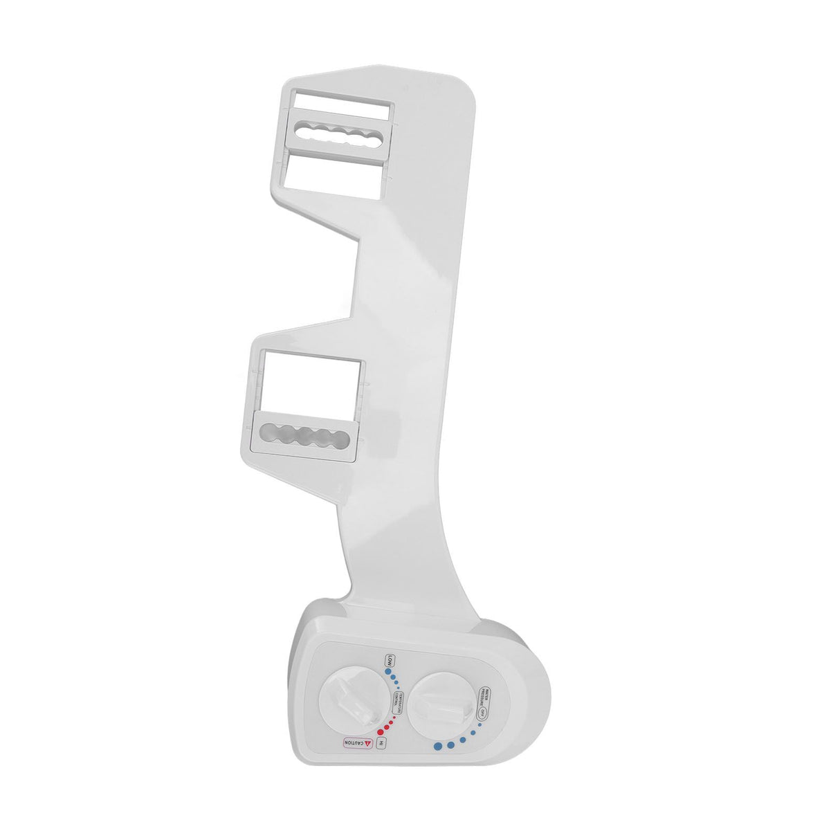 Toilet Bidet Double Knob Movable Nozzle Non Electric Self Cleaning Bidet Attachment for Home Bathroom