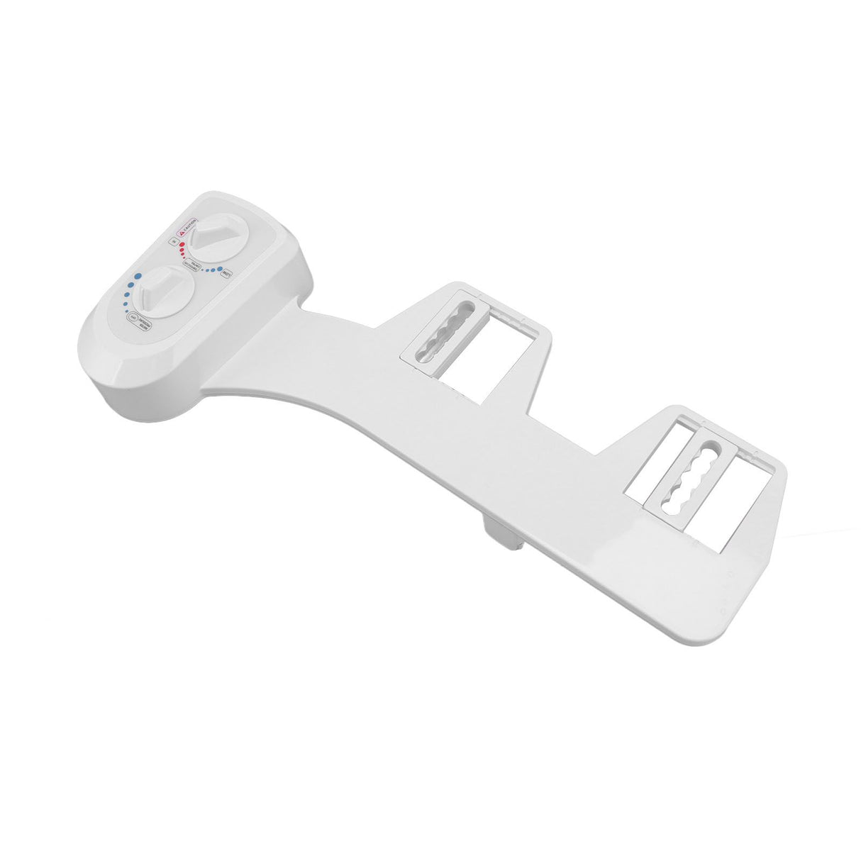 Toilet Bidet Double Knob Movable Nozzle Non Electric Self Cleaning Bidet Attachment for Home Bathroom