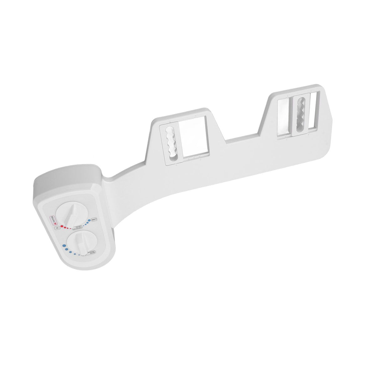 Toilet Bidet Double Knob Movable Nozzle Non Electric Self Cleaning Bidet Attachment for Home Bathroom