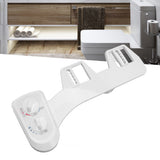 Toilet Bidet Double Knob Movable Nozzle Non Electric Self Cleaning Bidet Attachment for Home Bathroom