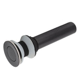 Bathroom Sink Drain Without Overflow Vessel Sink Lavatory Vanity Push Type Drain Stopper