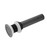 Bathroom Sink Drain Without Overflow Vessel Sink Lavatory Vanity Push Type Drain Stopper - Low Angle