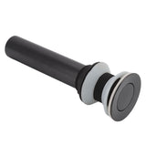 Bathroom Sink Drain Without Overflow Vessel Sink Lavatory Vanity Push Type Drain Stopper - Extra Image