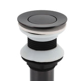 Bathroom Sink Drain Without Overflow Vessel Sink Lavatory Vanity Push Type Drain Stopper