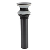 Bathroom Basin Sink Drain Brass Stainless Steel Pop Up Draining Stopper Kitchen Accessories With Overflow Hole