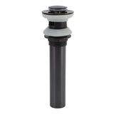 Bathroom Basin Sink Drain Brass Stainless Steel Pop Up Draining Stopper Kitchen Accessories With Overflow Hole