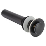 Bathroom Basin Sink Drain Brass Stainless Steel Pop Up Draining Stopper Kitchen Accessories With Overflow Hole