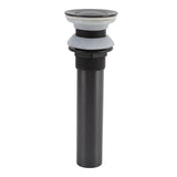 Bathroom Basin Sink Drain Brass Stainless Steel Pop Up Draining Stopper Kitchen Accessories Without Overflow Hole