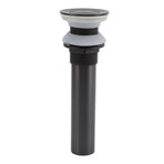 Bathroom Basin Sink Drain Brass Stainless Steel Pop Up Draining Stopper Kitchen Accessories Without Overflow Hole