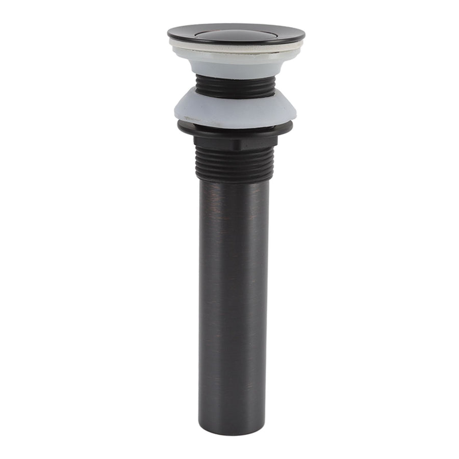 Bathroom Basin Sink Drain Brass Stainless Steel Pop Up Draining Stopper Kitchen Accessories Without Overflow Hole