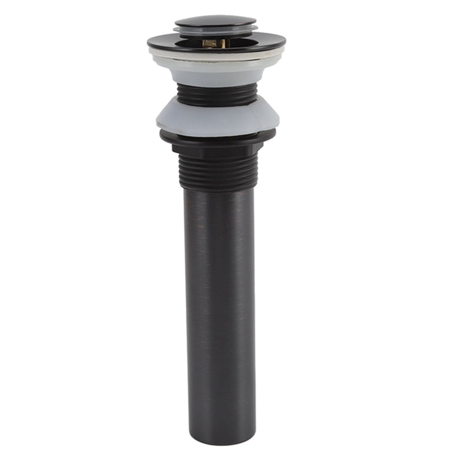 Bathroom Basin Sink Drain Brass Stainless Steel Pop Up Draining Stopper Kitchen Accessories Without Overflow Hole