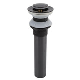 Bathroom Basin Sink Drain Brass Stainless Steel Pop Up Draining Stopper Kitchen Accessories Without Overflow Hole - Extra Image