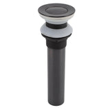 Bathroom Basin Sink Drain Brass Stainless Steel Pop Up Draining Stopper Kitchen Accessories Without Overflow Hole