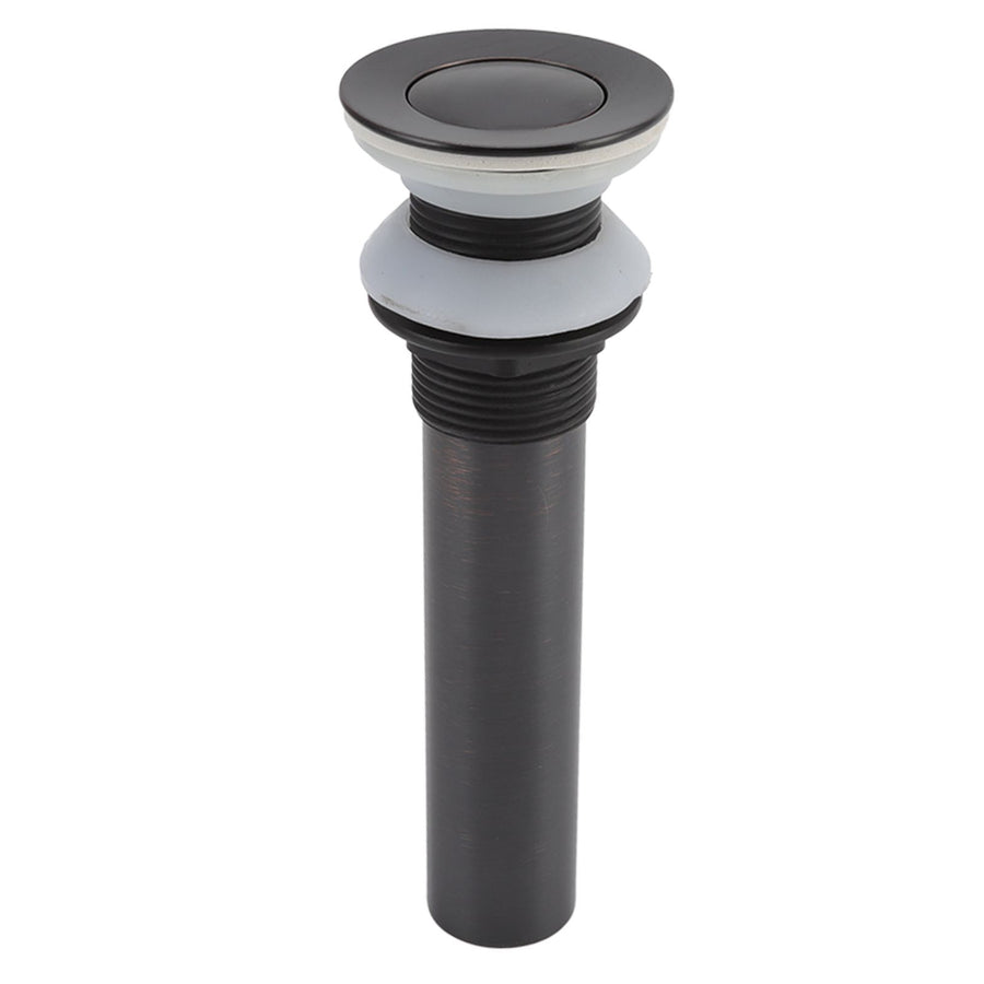Bathroom Basin Sink Drain Brass Stainless Steel Pop Up Draining Stopper Kitchen Accessories Without Overflow Hole