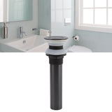 Bathroom Basin Sink Drain Brass Stainless Steel Pop Up Draining Stopper Kitchen Accessories Without Overflow Hole