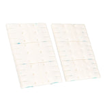 12Pcs Disposable Toilet Brush Replacement Refills for 3061 Toilet Scrubber Wand Refills Supplies Lemon - Rear View