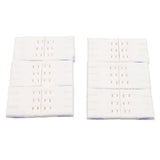 12Pcs Disposable Toilet Brush Replacement Refills for 3061 Toilet Scrubber Wand Refills Supplies Lavender - Front View
