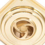 Floor Drain Shallow Water Quadrate Copper Stainless Steel Odor Proof Insect Proof for Bathroom Kitcheng Golden Color - Extra Image