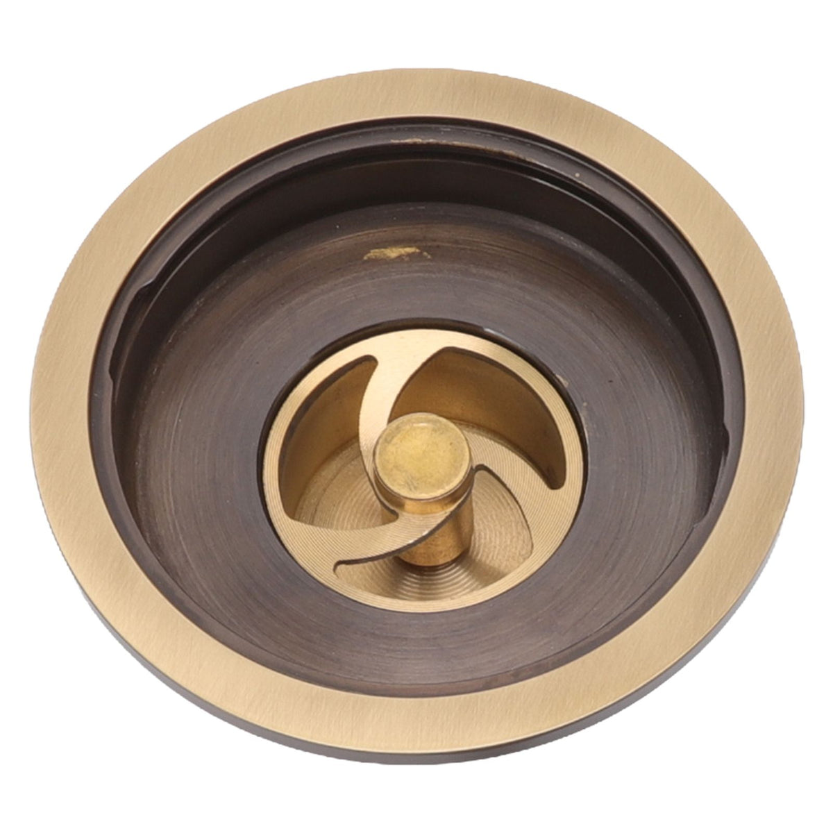 Round Shower Drain Vintage Style Robust Wearproof Sturdy Circle Floor Drain for Bathroom Garage