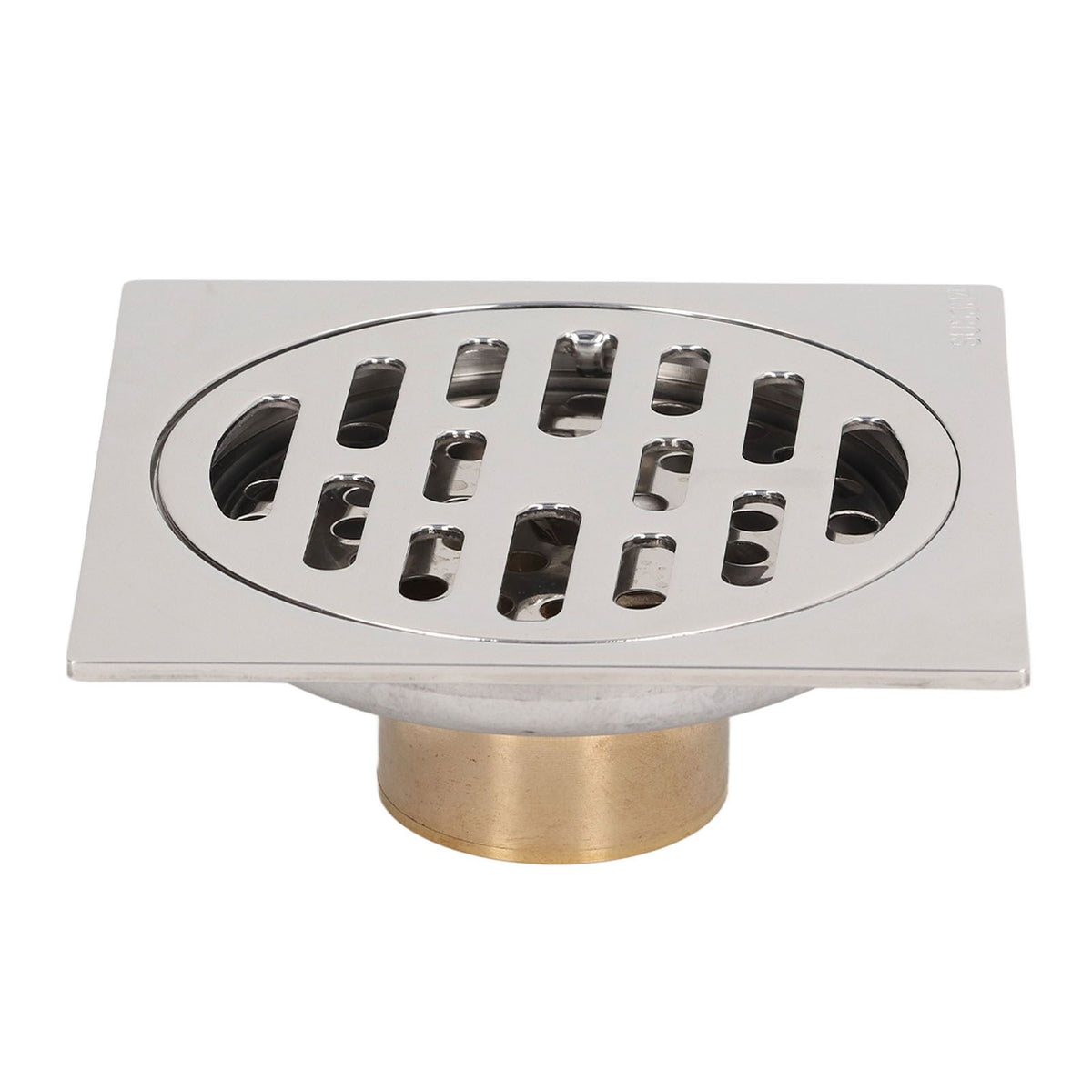 4 Inch Square Floor Drain Odor Proof Insect Proof Shallow Floor Drain with Pure Copper Core for Bathroom Kitchen Balcony Plating Shallow Water