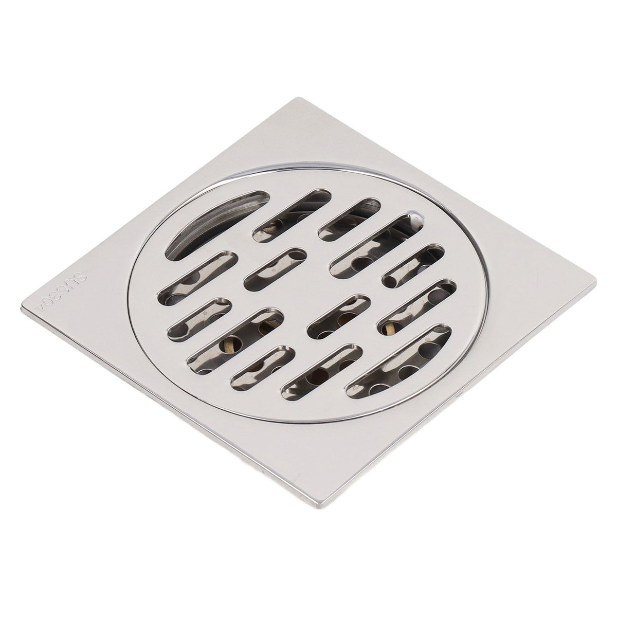 4 Inch Square Floor Drain Odor Proof Insect Proof Shallow Floor Drain with Pure Copper Core for Bathroom Kitchen Balcony Plating Shallow Water