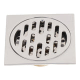 4 Inch Square Floor Drain Odor Proof Insect Proof Shallow Floor Drain with Pure Copper Core for Bathroom Kitchen Balcony Plating Shallow Water