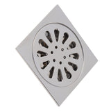 Deodorant Floor Drain Electroplating Copper Stainless Steel Insect Prevention Fast Drainage for Bathroom Washing Machine - Close-Up Angle