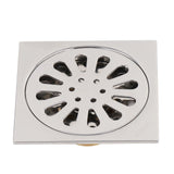 Deodorant Floor Drain Electroplating Copper Stainless Steel Insect Prevention Fast Drainage for Bathroom Washing Machine - Extra Image
