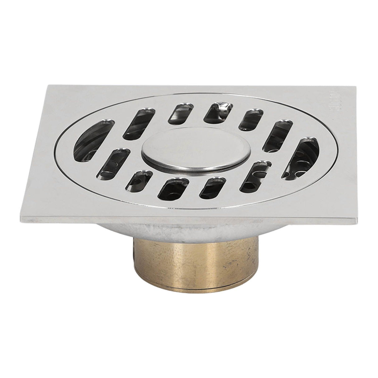 Shower Grates Electroplating Square Odor and Insect Repellent Lengthen Large Displacement Floor Drain for Bathroom Balcony S
