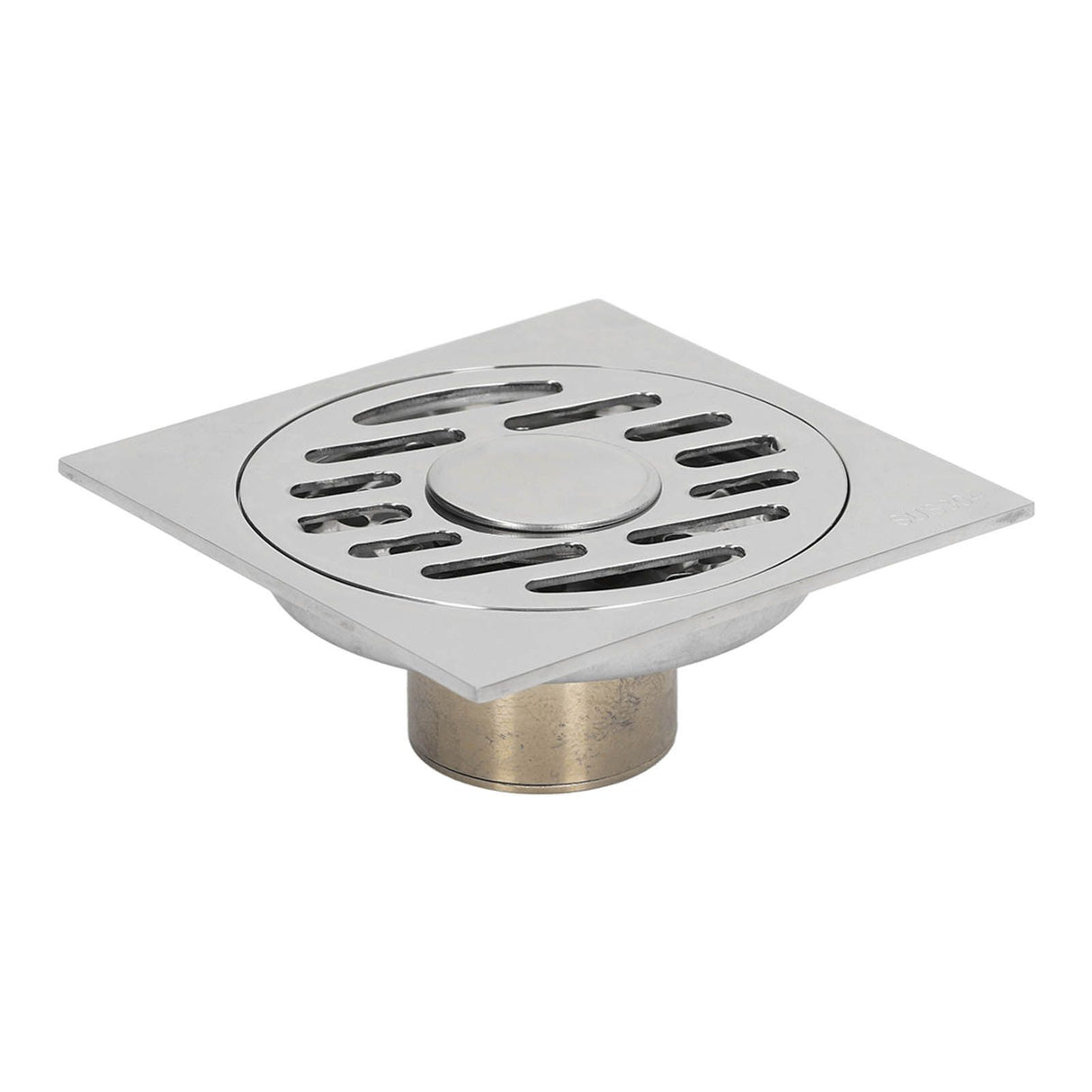 Shower Grates Electroplating Square Odor and Insect Repellent Lengthen Large Displacement Floor Drain for Bathroom Balcony S