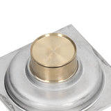 Shower Grates Electroplating Square Odor and Insect Repellent Lengthen Large Displacement Floor Drain for Bathroom Balcony S