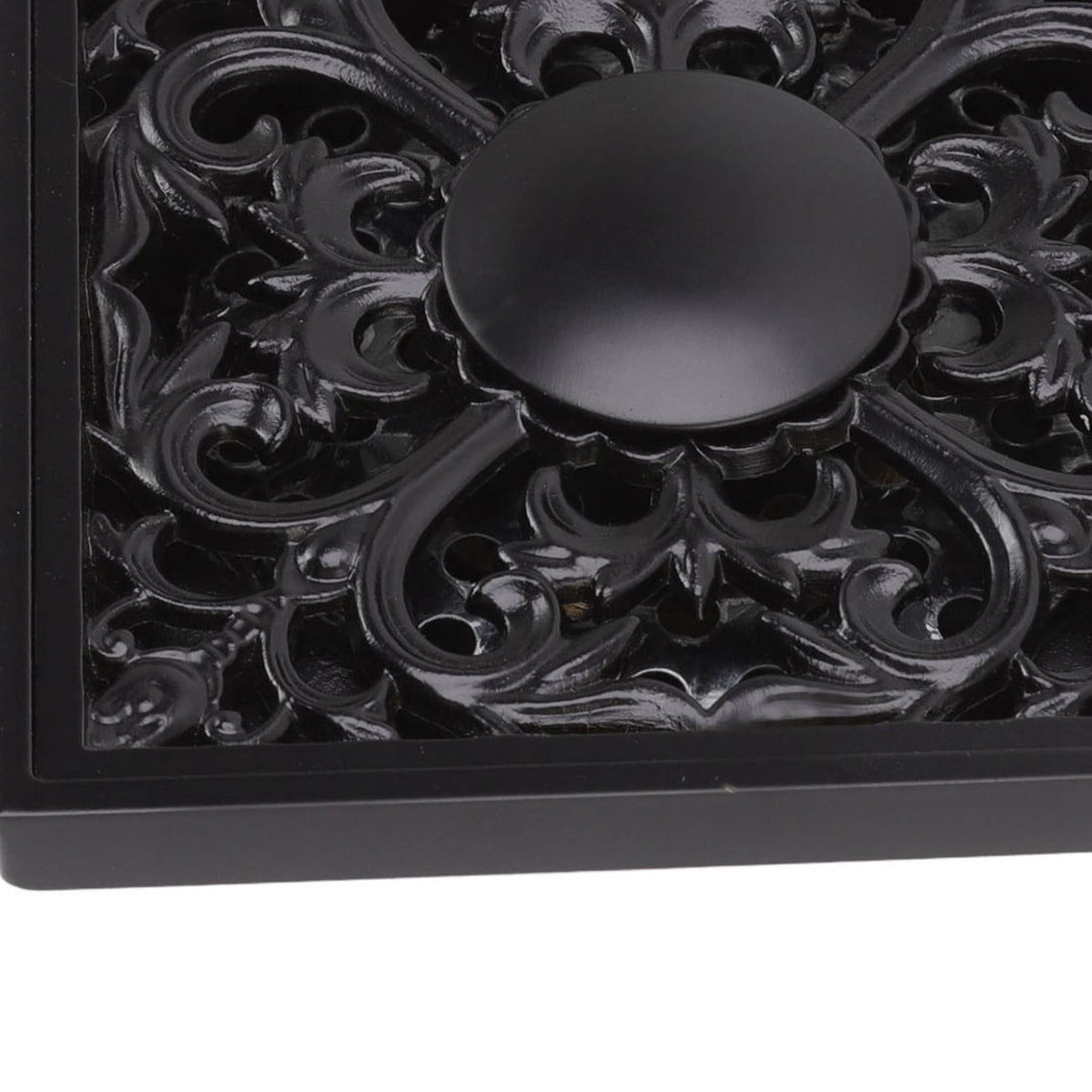 Floor Drain Quadrate Antique European Style Copper Stainless Steel Odor Proof Insect Proof for Bathroom Kitchen