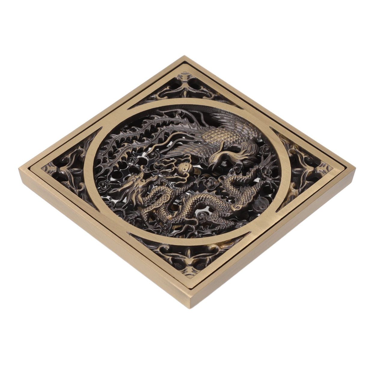 Antique Deodorant Floor Drain European Style Square Shower Floor Drain for Kitchens Bathrooms Garages Basements Balconies