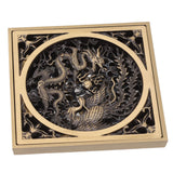 Antique Deodorant Floor Drain European Style Square Shower Floor Drain for Kitchens Bathrooms Garages Basements Balconies