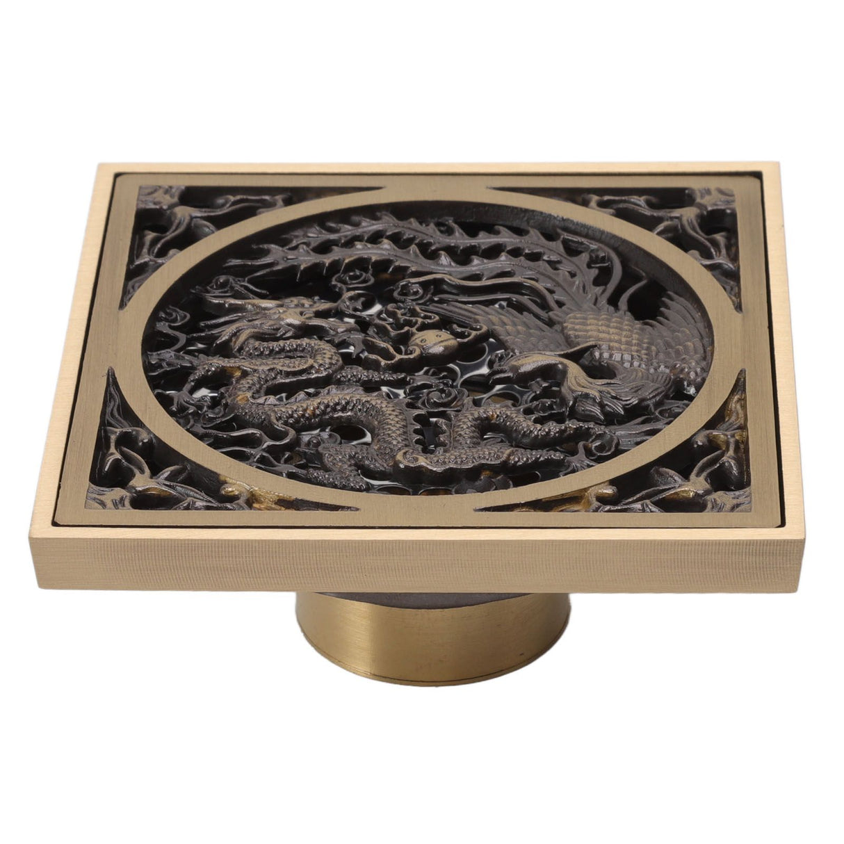 Antique Deodorant Floor Drain European Style Square Shower Floor Drain for Kitchens Bathrooms Garages Basements Balconies