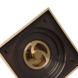 Antique Deodorant Floor Drain European Style Square Shower Floor Drain for Kitchens Bathrooms Garages Basements Balconies - Extra Image
